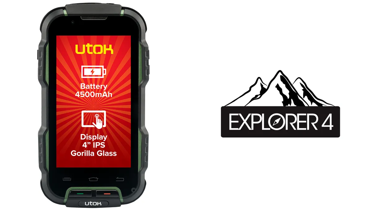 Utok Explorer 4, un telefon rezistent cu baterie la fel de rezistentă