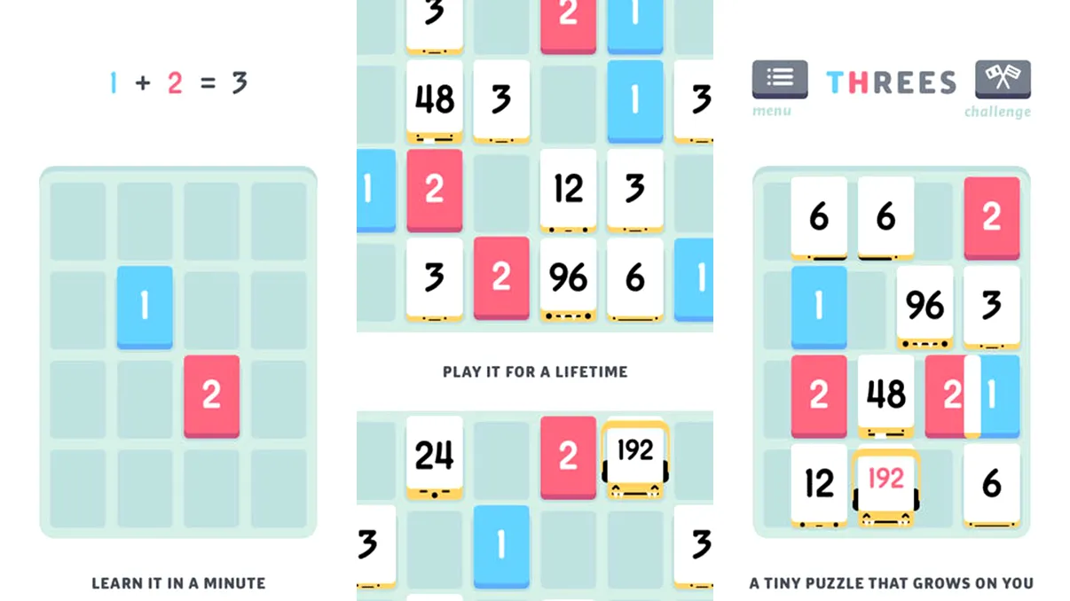 Gratuit online, Threes continuă să creeze dependență ca pe mobil