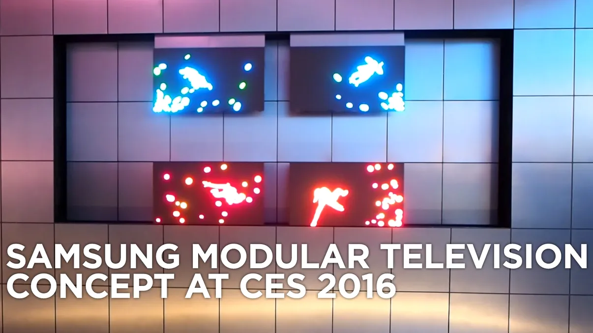 După telefoane și ceasuri, Samsung propune televizoare modulare