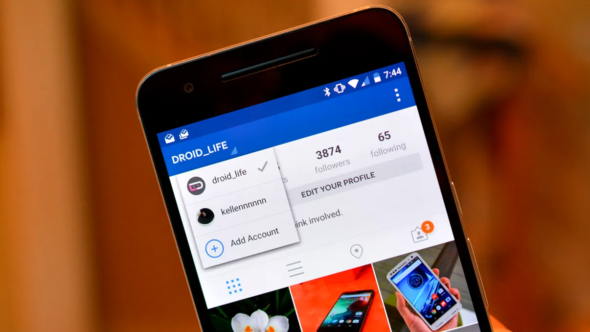 Actualizarea Instagram îți permite să folosești mai multe conturi în același timp