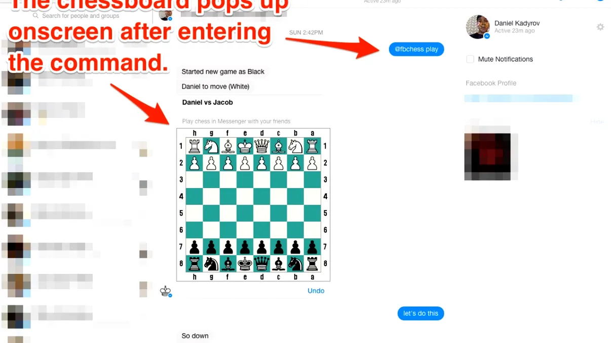 Cum puteți juca șah în Facebook Messenger