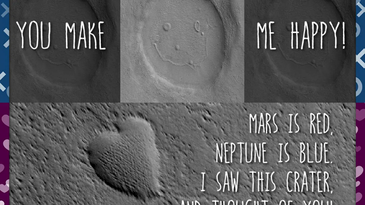 Arată că dragostea ta e de pe altă lume cu aceste felicitări de Valentine's Day de la NASA