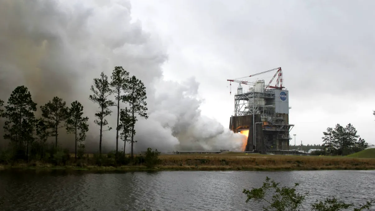 NASA testează cu succes motorul de rachetă care-i va duce pe astronauți pe Marte