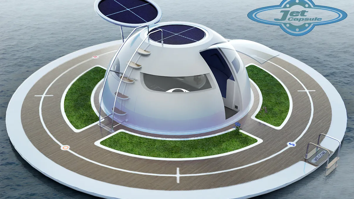 Acest OZN plutitor ar putea fi conceptul de casă a viitorului