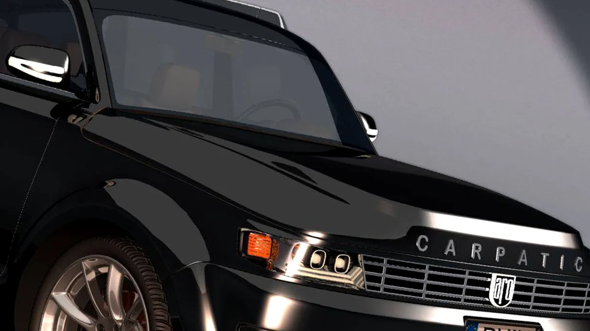 ARO 2016: cum arată mașina românească de teren în viziunea unui artist