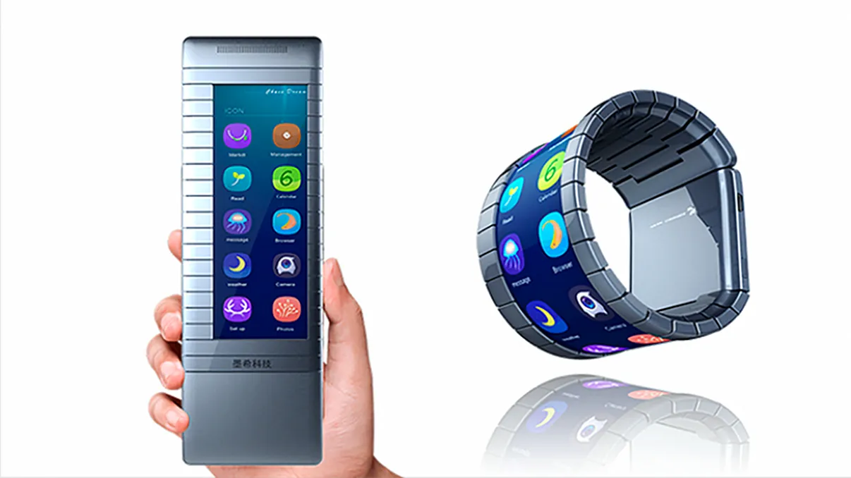 Chinezii lansează un telefon cu ecran pliabil, dar nu e așa cum ți-ai fi imaginat