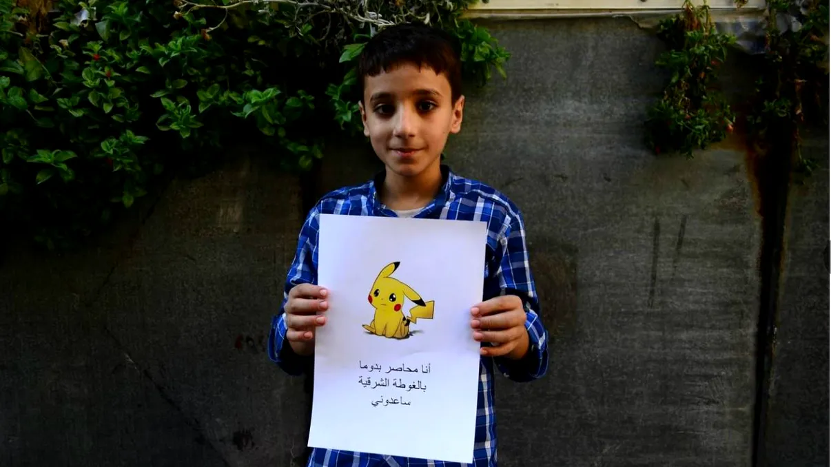Pokemon Go, folosit pentru a arăta tristețea și atrocitățile războiului din Siria