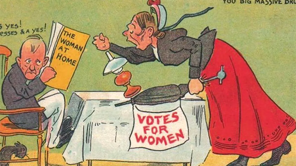 Propagandă sexistă: aceste cărți poștale din secolul 20 îți arată cât de misogină era societatea