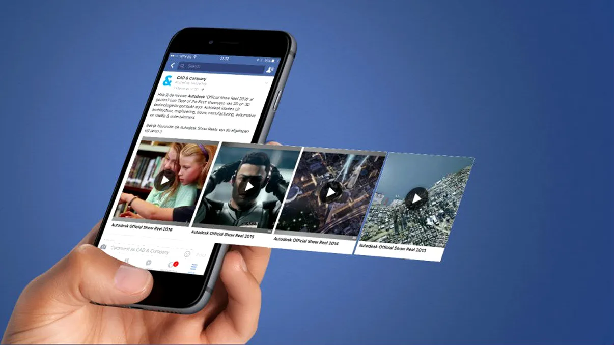 Facebook exagerează de doi ani statisticile de consum video