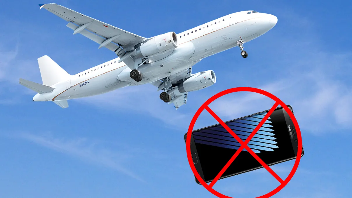 Americanii interzic pornirea telefoanelor Samsung Galaxy Note 7 la bordul avioanelor