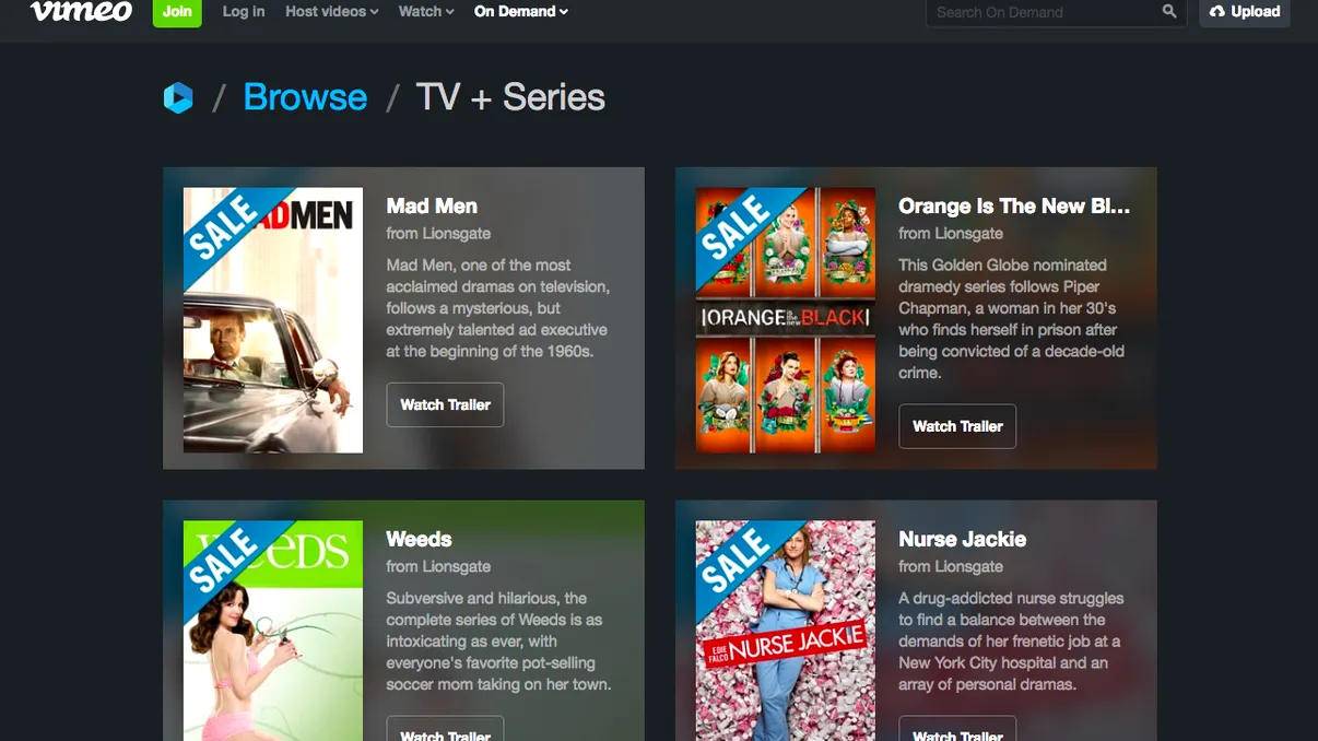 Vimeo a început să vândă seriale în România și alte 150 de țări