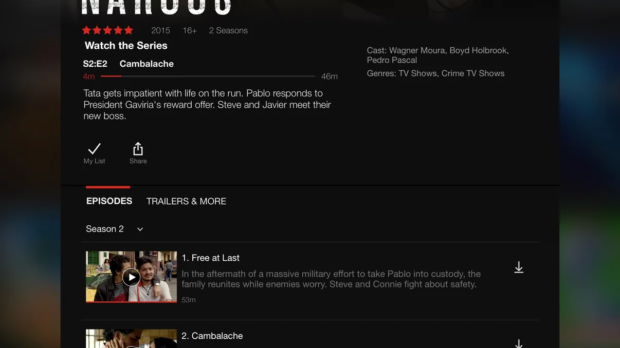 Netflix merge fără internet: vă permite să descărcați filmele