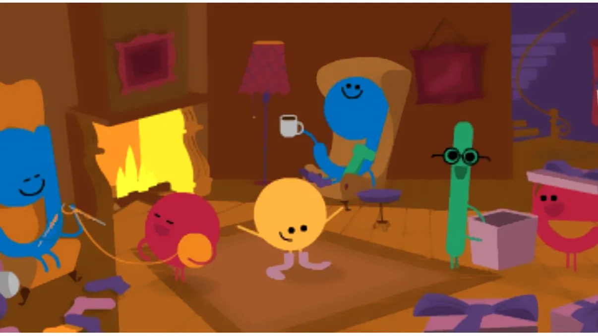 Sezonul sărbătorilor: Google devine mai festiv cu un nou Doodle