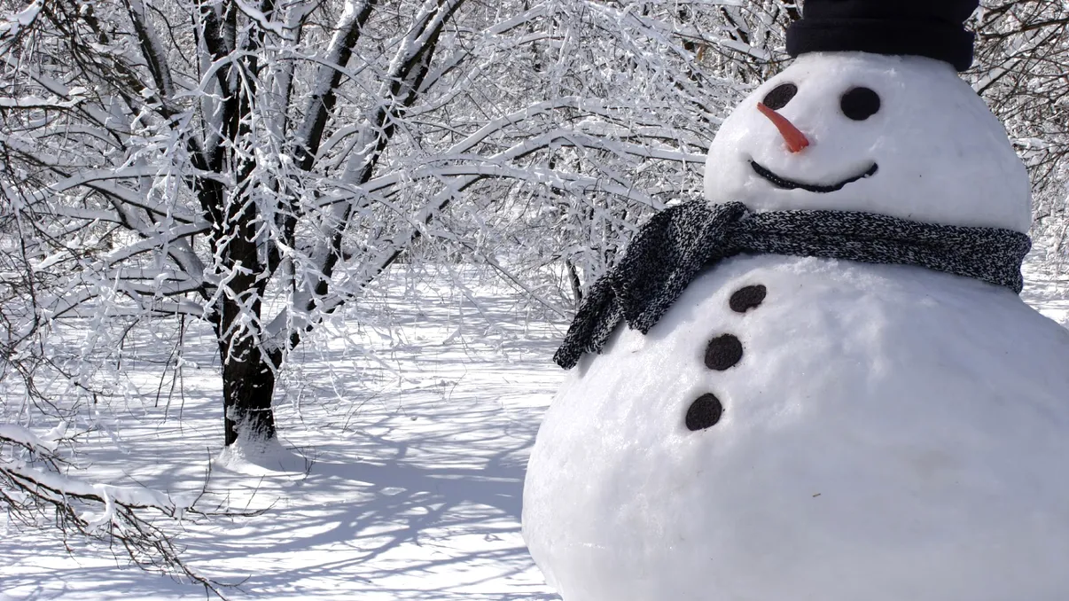 Cum arată cel mai mic om de zăpadă din lume