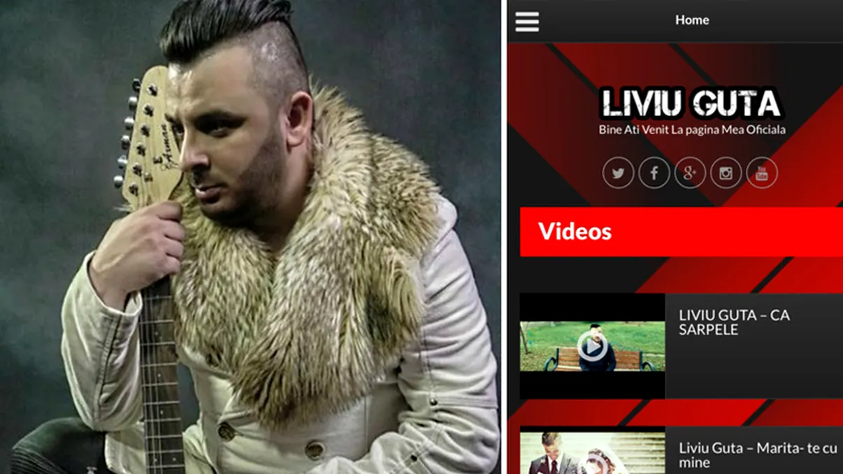 Liviu Guță și-a lansat aplicație de telefon cu dedicații la 300 de euro