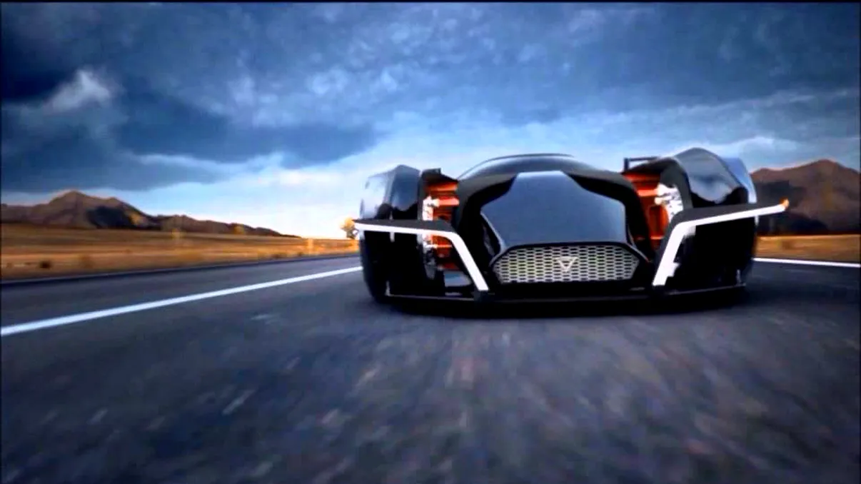 Dendrobium este o mașină electrică demnă de filmele SF [VIDEO]