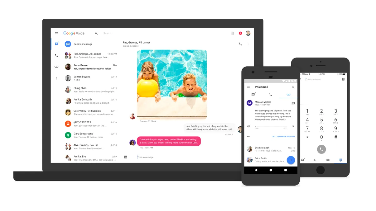 Google Voice devine mult mai util și mai apropiat de Messenger