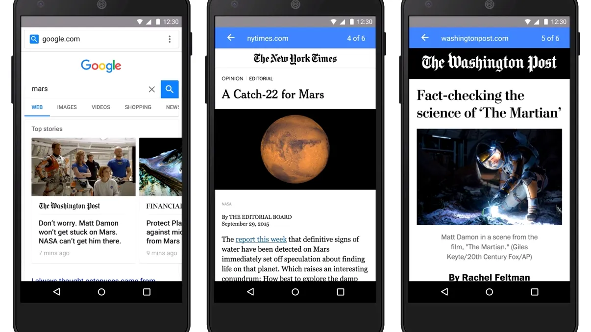 Google îmbunătățește sistemul AMP de încărcare rapidă a știrilor
