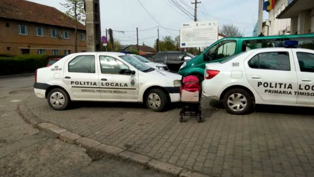 Timișoreanul care a distribuit pe Facebook poze cu mașinile parcate ilegal de Poliția Locală este sancționat de autorități