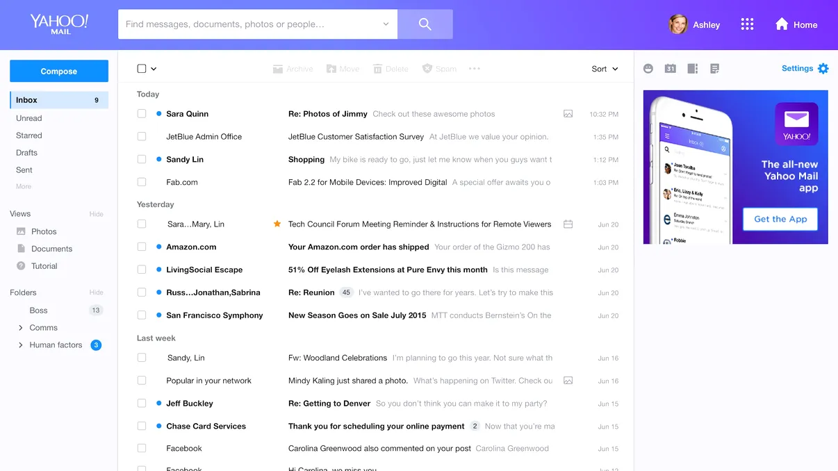 Yahoo Mail încearcă să redevină relevant printr-o nouă interfață