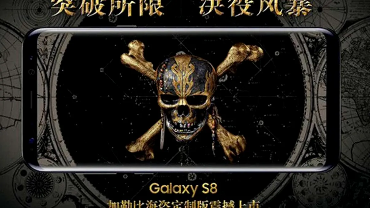 Samsung Galaxy S8: Ediția specială Pirații din Caraibe a apărut pe piață