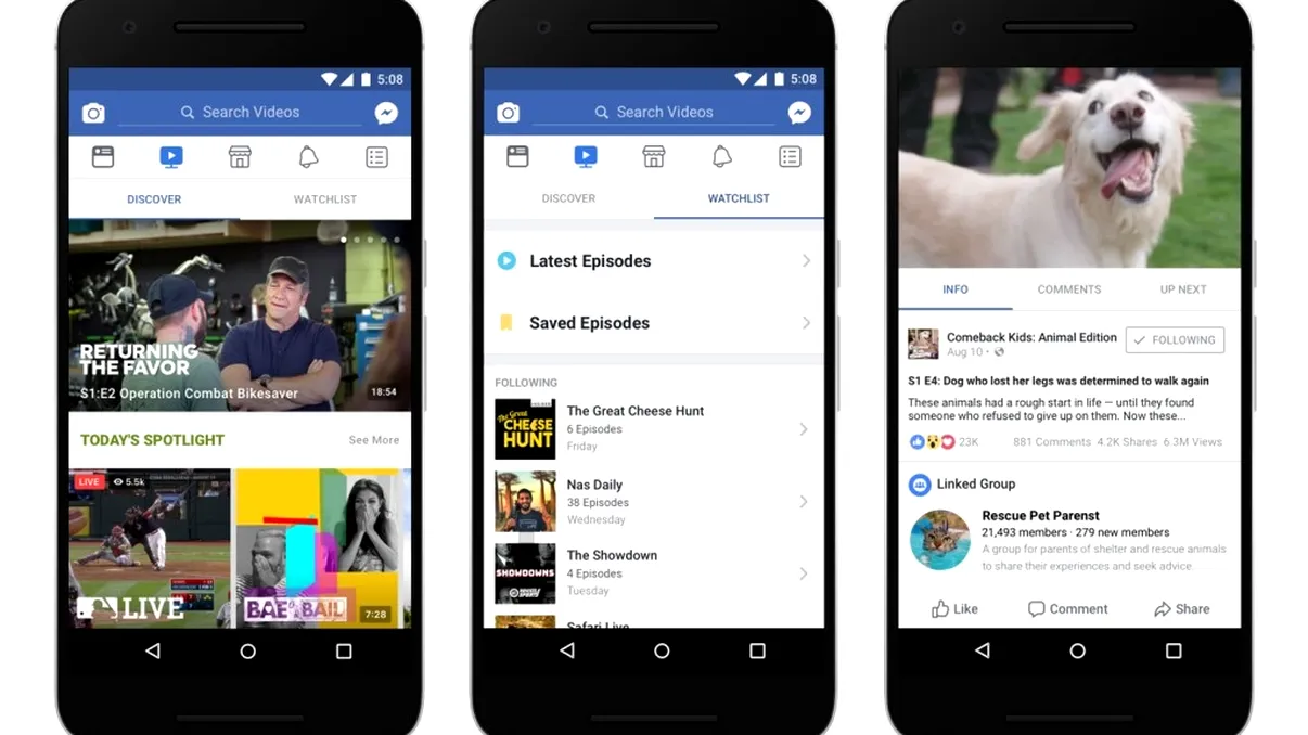 Facebook Watch: gigantul online a devenit alternativă la YouTube cu seriale și filme