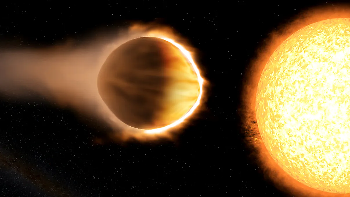 A fost descoperită o planetă cu atmosferă strălucitoare