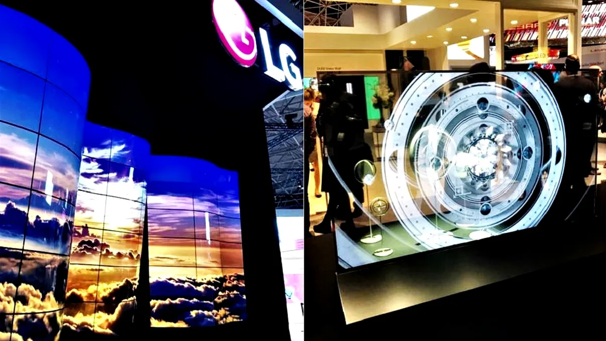 LG anunță ecrane OLED transparente. Unde vor fi folosite