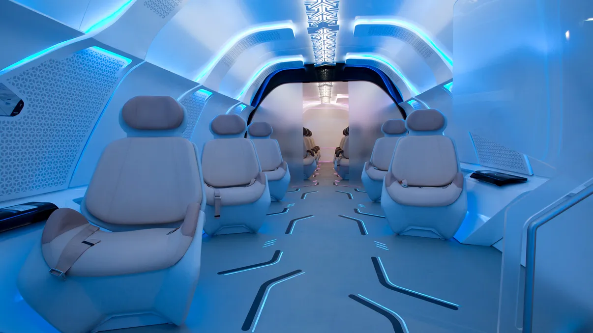Cum arată trenul care va transporta oameni cu peste 1.000 km/h