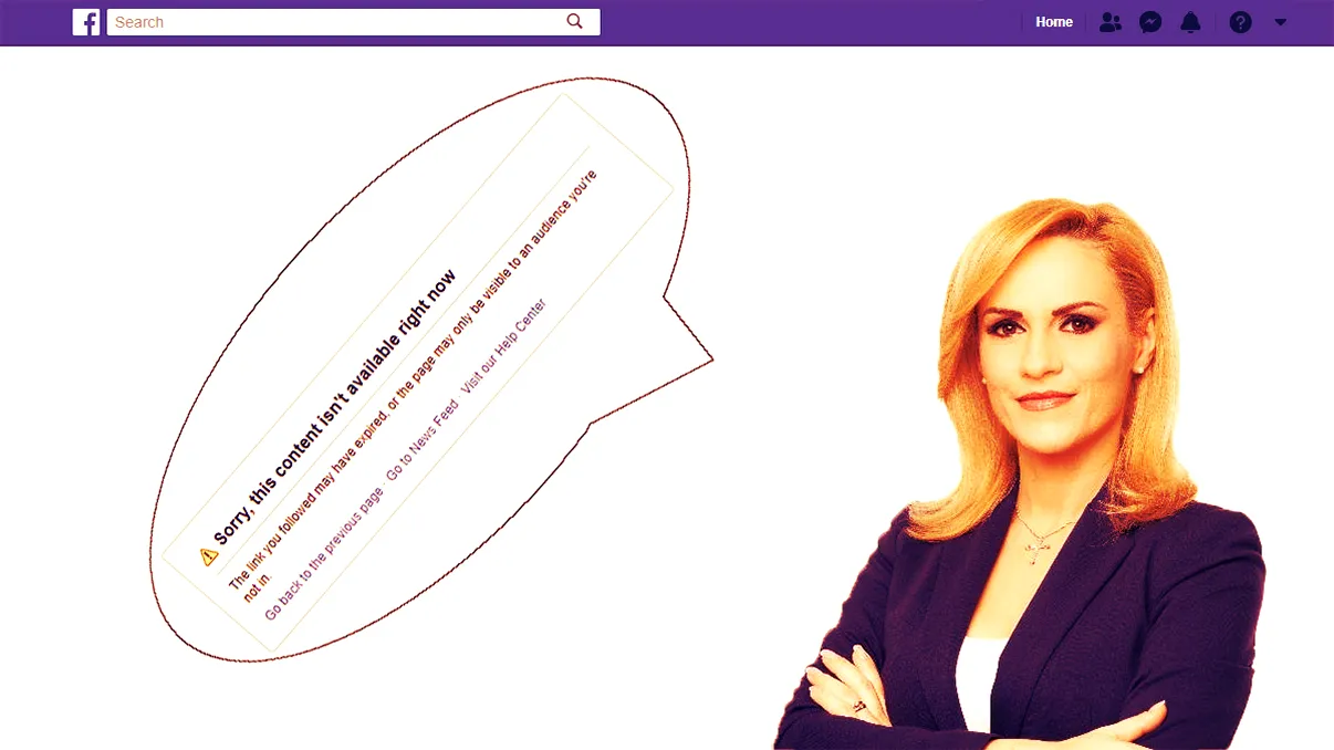 Nehotărârile lui Firea: ba revine, ba pleacă de pe Facebook