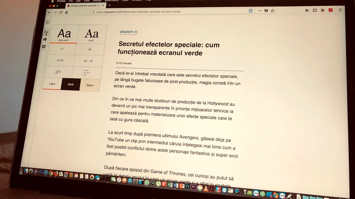 Cum folosești modul de lectură din Firefox și la ce îți este util