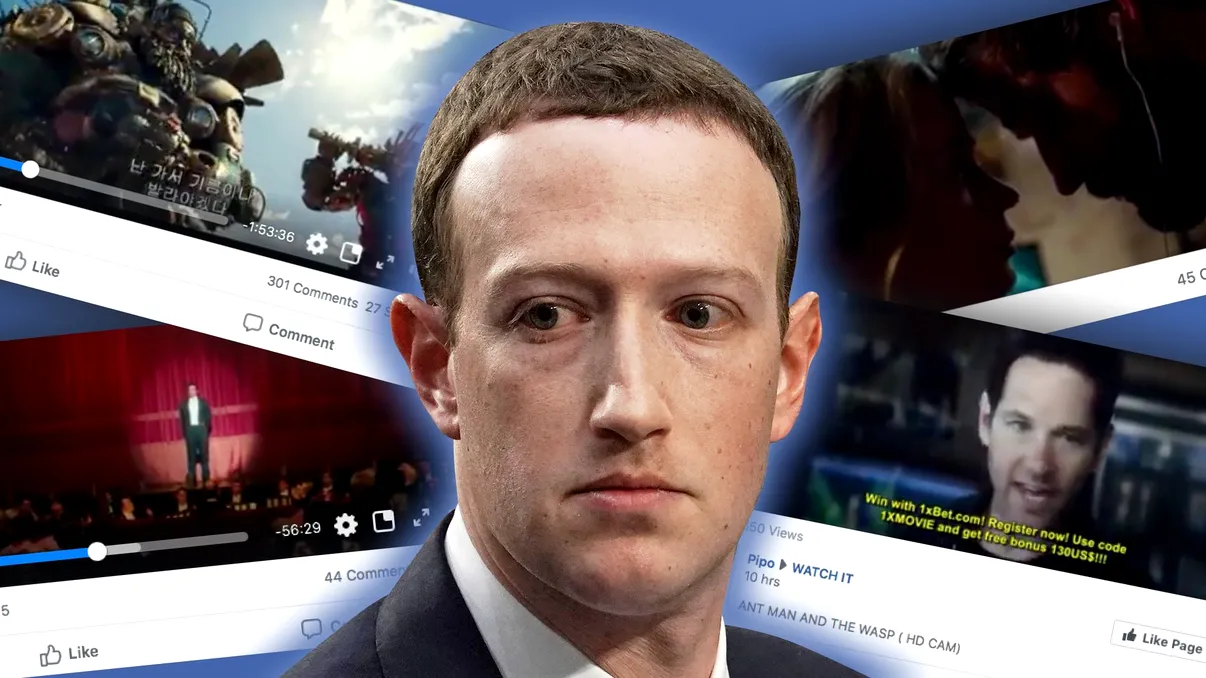 Facebook e plin de filme piratate, iar asta nu se va schimba