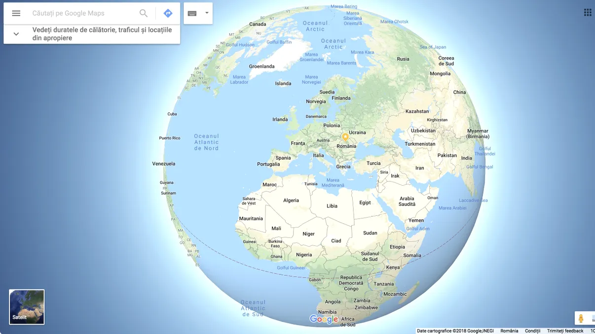 Cum a desființat Google Maps mitul Pământului plat printr-un update