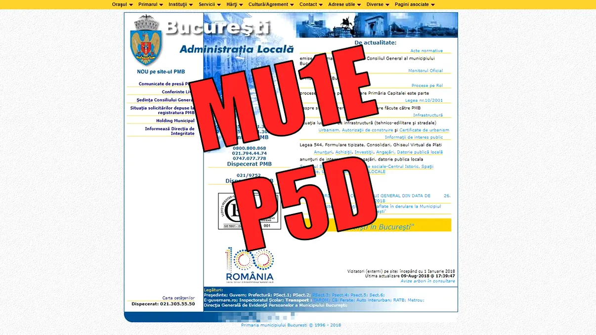 Site-ul Primăriei București, atacat cu ”urări de bine” pentru PSD