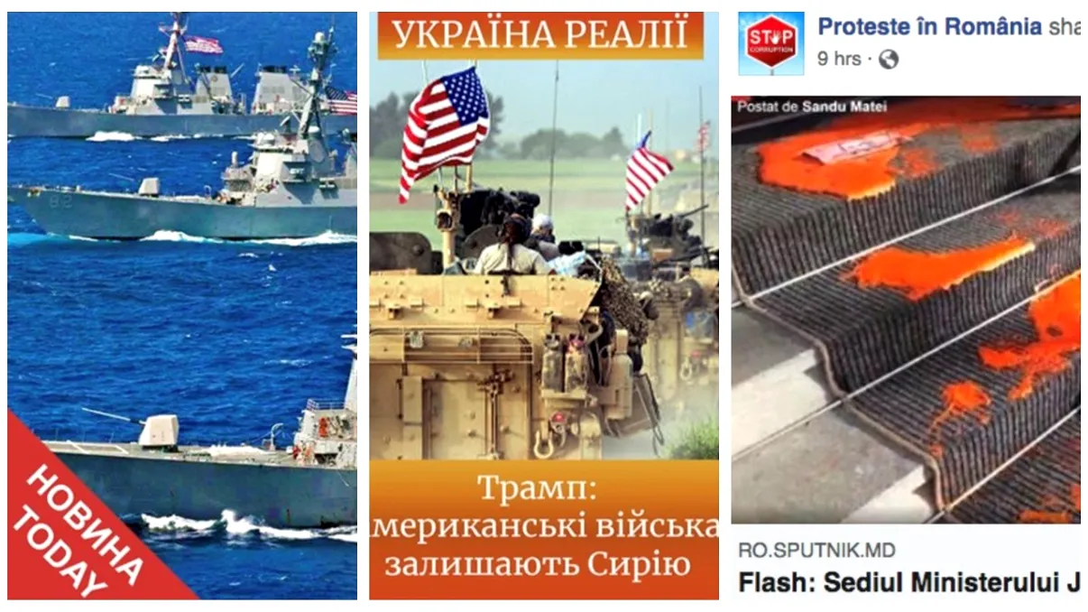 România, ținta propagandei dirijate de Rusia pe Facebook