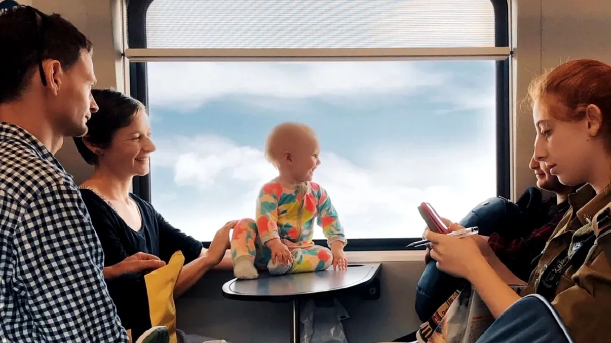 O mamă cu un iPhone face aceste poze excelente în drum spre muncă