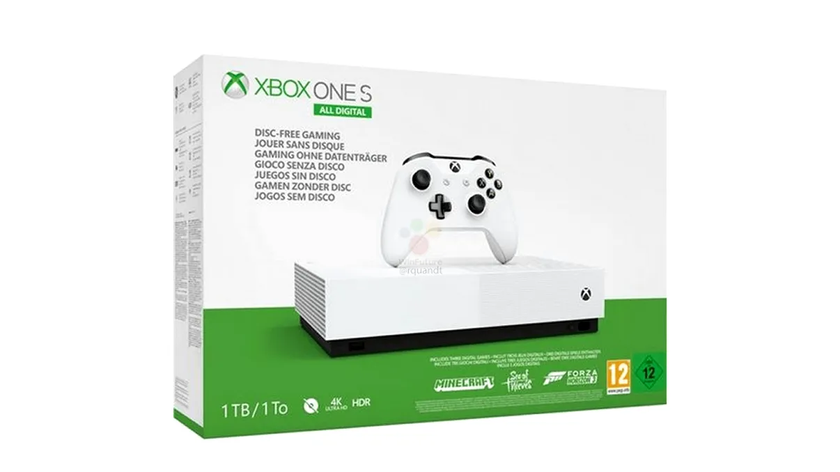 Xbox One S All Digital, consola care te forteaza sa-ti iei jocurile de pe internet