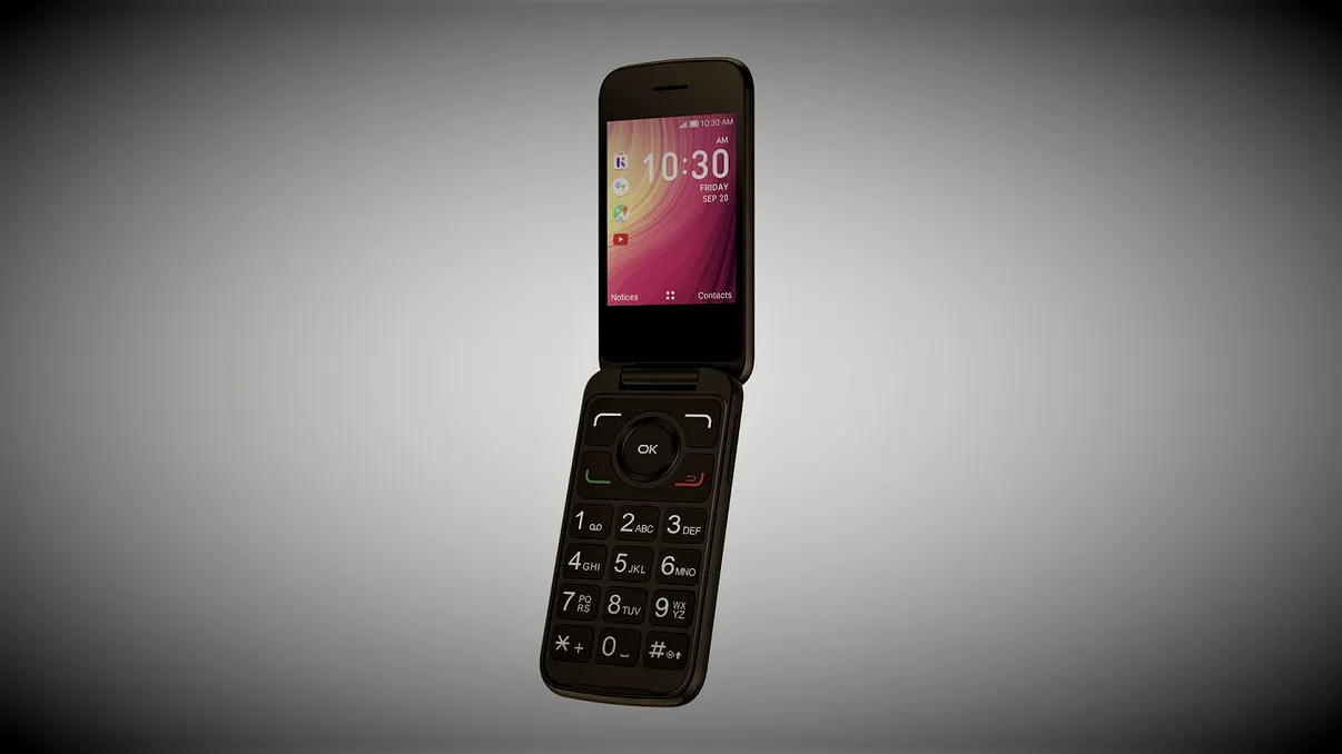 Acest telefon cu clapetă e 