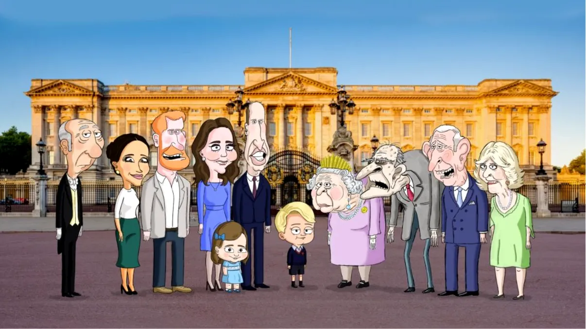 Familia regală britanică, subiect de satiră într-o nouă animație de pe HBO