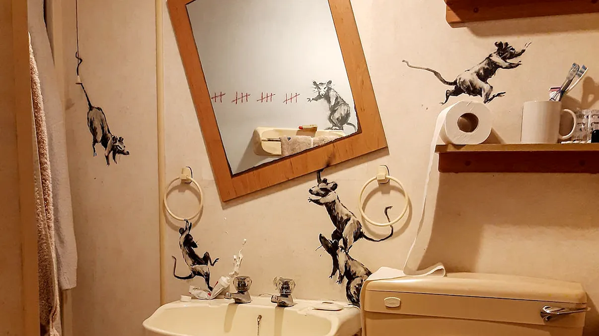 Baia lui Banksy ar putea fi cel mai frumos și ciudat 