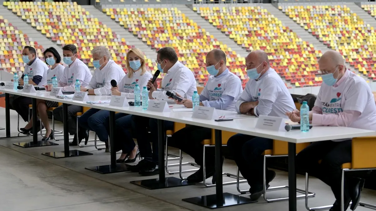 Mișcare de campanie? Cum s-a mobilizat Gabriela Firea pe Arena Națională pentru testarea bucureștenilor