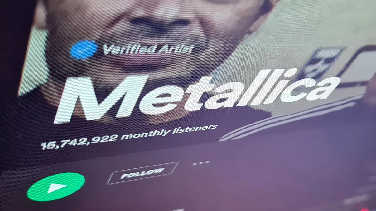 Metallica a făcut valuri pe Spotify: al doilea an în care a depășit toate recordurile