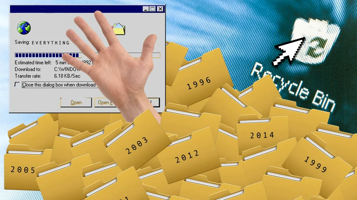 Hoarder digital: ce spune despre tine dependența de-a păstra tot felul de fișiere inutile