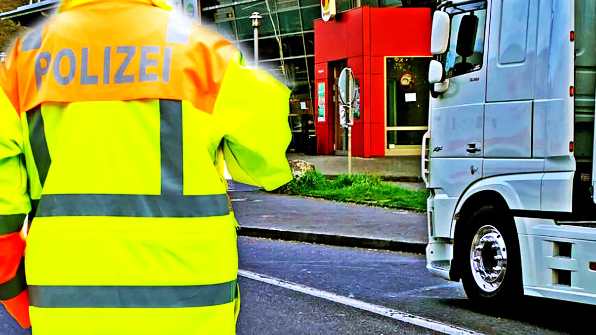 Scene ireale în Germania cu un șofer român în patru labe pe autostradă: Poliția i-a confiscat camionul. Ce s-a întâmplat cu șoferul?