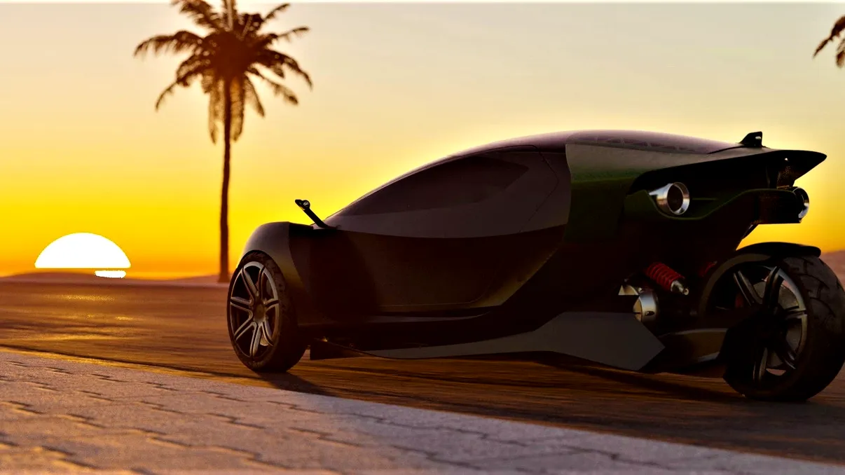 Poate fi mașina perfectă pentru București: are trei roți, e electrică și foarte rapidă. Când ajunge pe străzi