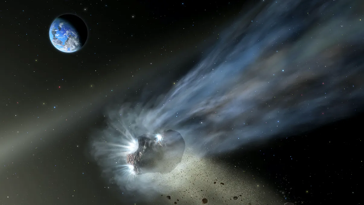 Teorie controversată despre apariția vieții pe planeta noastră: cometele ar fi însămânțat Pământul cu carbon, element care susține viața