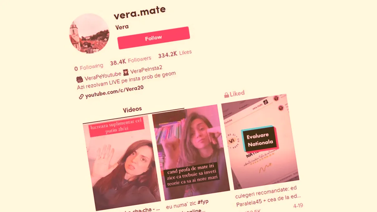 Fă cunoștință cu profa de mate din România care-i un adevărat fenomen pe TikTok