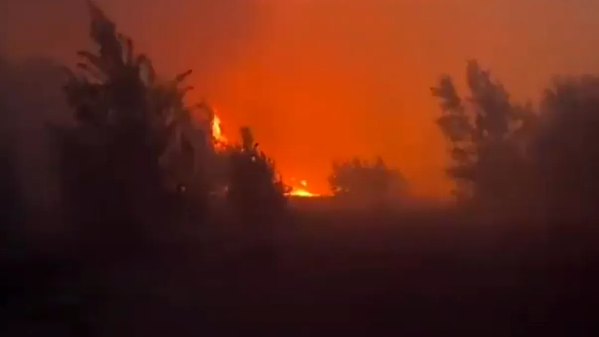 Incendiu puternic lângă centrala nucleară de la Cernobîl. Norul gros de fum se îndreaptă spre Marea Neagră