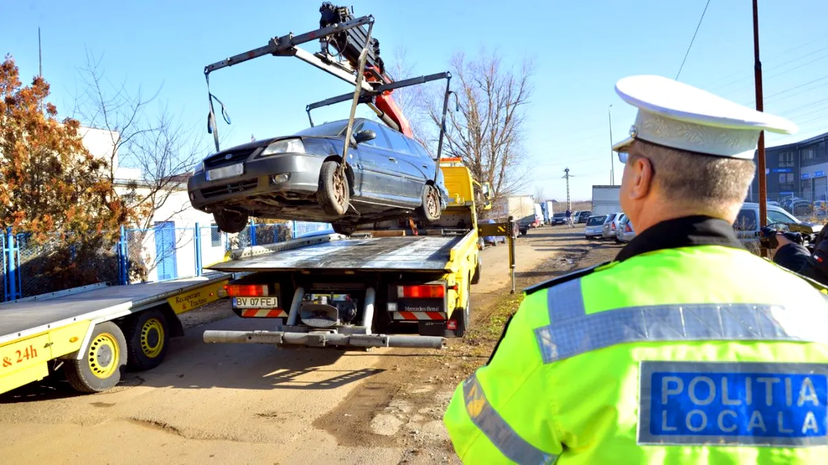 Îți ridică mașina pe loc, în România: unde-i lege nu-i tocmeală. Faptele pentru care rămâi fără autoturism