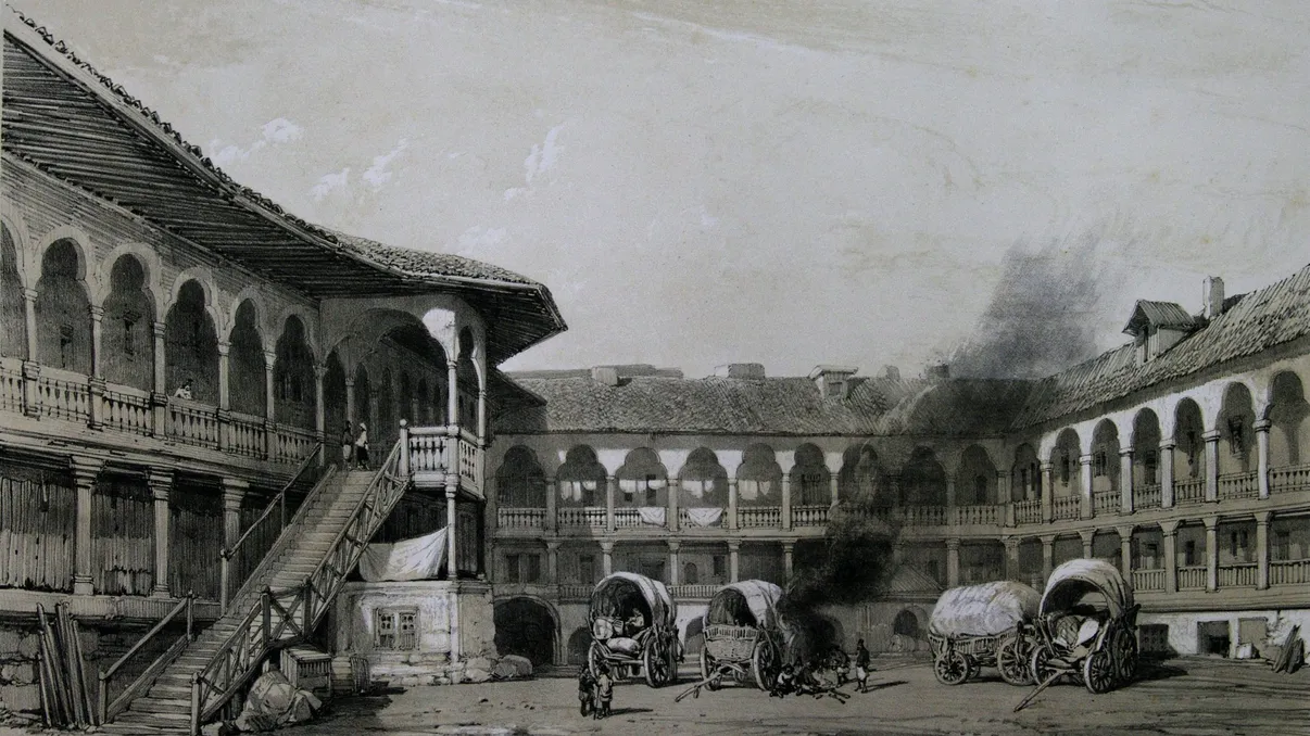 Hanul lui Manuc, de la cârciumă veselă la gazda unor decizii politice importante: povestea celui mai cunoscut restaurant bucureștean